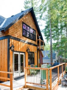 SOL Sustainable - Our Work - Shawnigan Lake Cottages - Deck