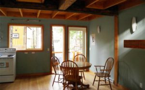 SOL Sustainable - Our Work - Shawnigan Lake Cottages - Dining