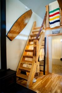 SOL Sustainable - Our Work - Shawnigan Lake Cottages - Staircase